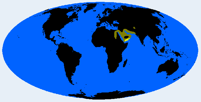 Arabian Veddoid distribution