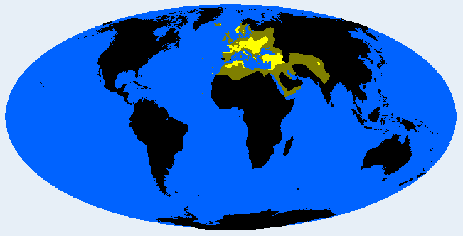 Alpinid distribution