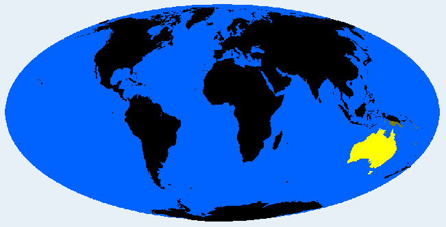 Australid distribution