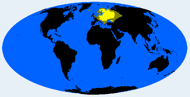 East Europid distribution