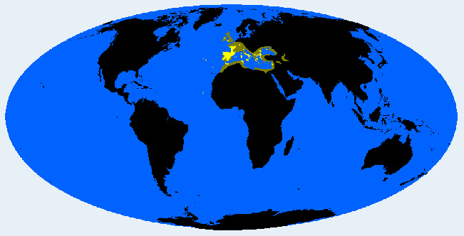 Gracile Mediterranid distribution