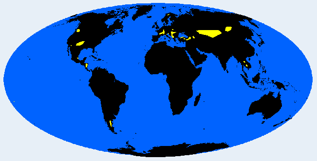 hyperbrachycephalic distribution