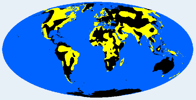 mesocephalic distribution