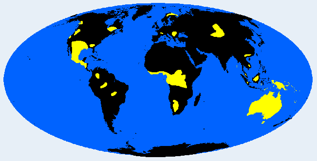 euryprosop distribution