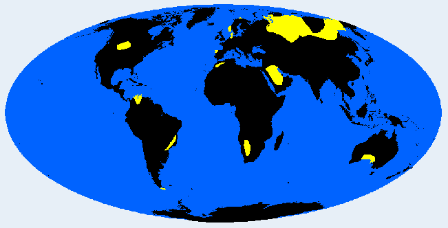 chamaecranic distribution