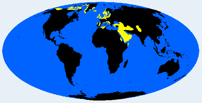 hyperleptorrhine (very narrow) distribution