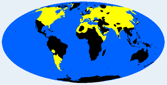 leptorrhine (narrow) distribution