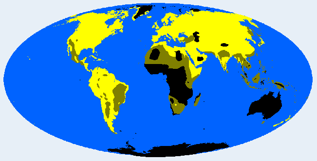 orthognathous distribution