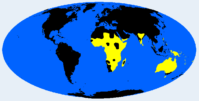 dark brown distribution