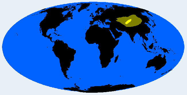 Mountain Aralid distribution