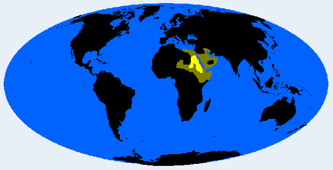 North Ethiopid distribution