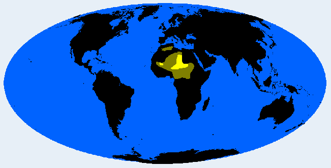 Saharan Ethiopid distribution