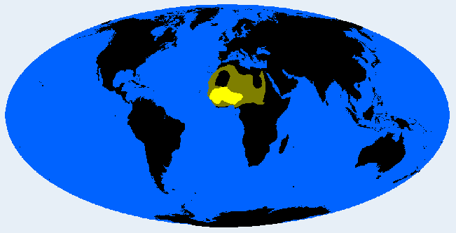 Sudanid (proper) distribution