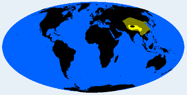 Tibetid distribution